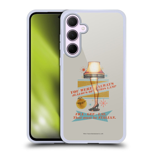 A Christmas Story Composed Art Leg Lamp Soft Gel Case for Samsung Galaxy A35 5G