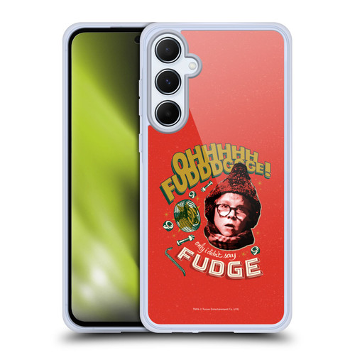 A Christmas Story Composed Art Oh Fudge Soft Gel Case for Samsung Galaxy A55 5G