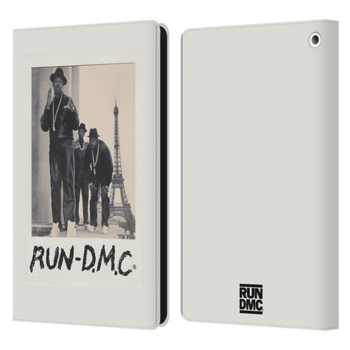 Run-D.M.C. Key Art Polaroid Leather Book Wallet Case Cover For Amazon Fire HD 8/Fire HD 8 Plus 2020