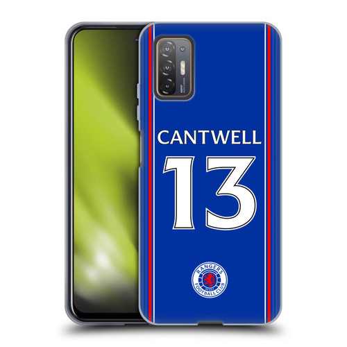 Rangers FC 2023/24 Players Home Kit Todd Cantwell Soft Gel Case for HTC Desire 21 Pro 5G