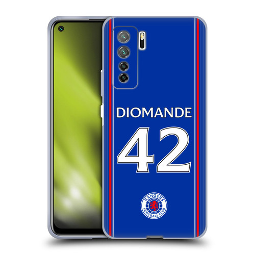 Rangers FC 2023/24 Players Home Kit Abdallah Sima Soft Gel Case for Huawei Nova 7 SE/P40 Lite 5G