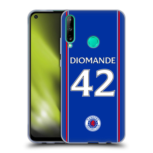 Rangers FC 2023/24 Players Home Kit Abdallah Sima Soft Gel Case for Huawei P40 lite E