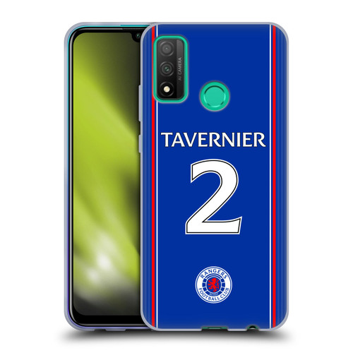 Rangers FC 2023/24 Players Home Kit James Tavernier Soft Gel Case for Huawei P Smart (2020)