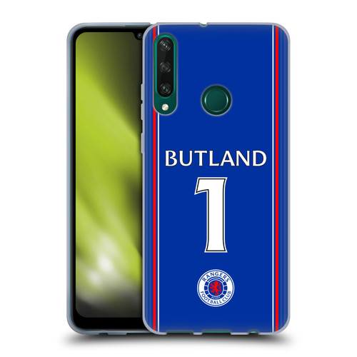 Rangers FC 2023/24 Players Home Kit Jack Butland Soft Gel Case for Huawei Y6p