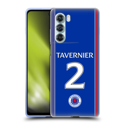 Rangers FC 2023/24 Players Home Kit James Tavernier Soft Gel Case for Motorola Edge S30 / Moto G200 5G