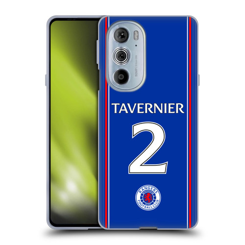 Rangers FC 2023/24 Players Home Kit James Tavernier Soft Gel Case for Motorola Edge X30