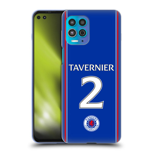 Rangers FC 2023/24 Players Home Kit James Tavernier Soft Gel Case for Motorola Moto G100