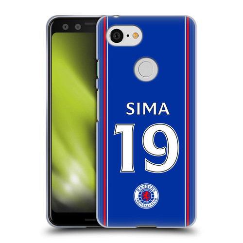 Rangers FC 2023/24 Players Home Kit Mohamed Diomande Soft Gel Case for Google Pixel 3