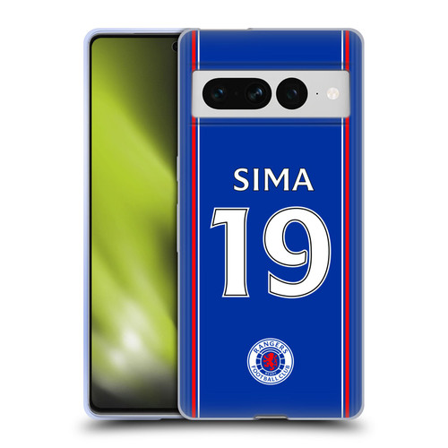 Rangers FC 2023/24 Players Home Kit Mohamed Diomande Soft Gel Case for Google Pixel 7 Pro