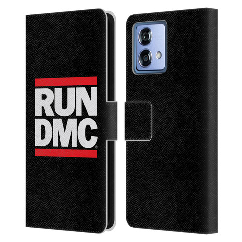 Run-D.M.C. Key Art Logo Leather Book Wallet Case Cover For Motorola Moto G84 5G