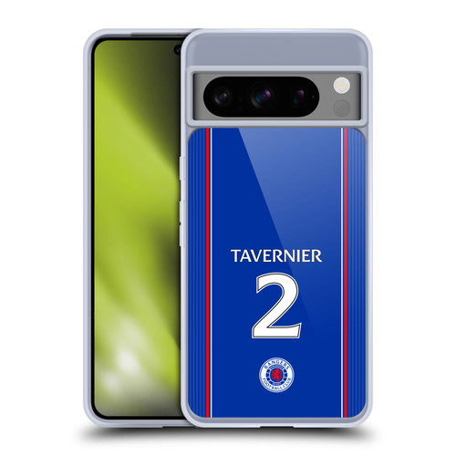 Rangers FC 2023/24 Players Home Kit James Tavernier Soft Gel Case for Google Pixel 8 Pro