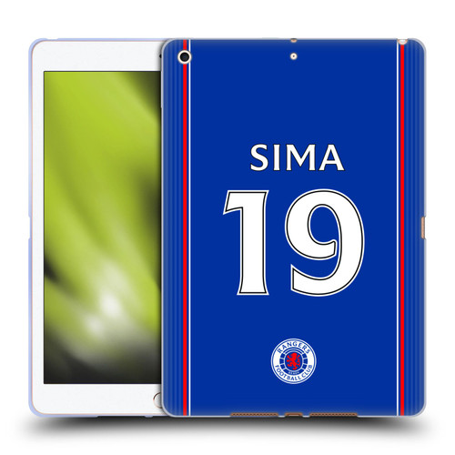 Rangers FC 2023/24 Players Home Kit Mohamed Diomande Soft Gel Case for Apple iPad 10.2 2019/2020/2021