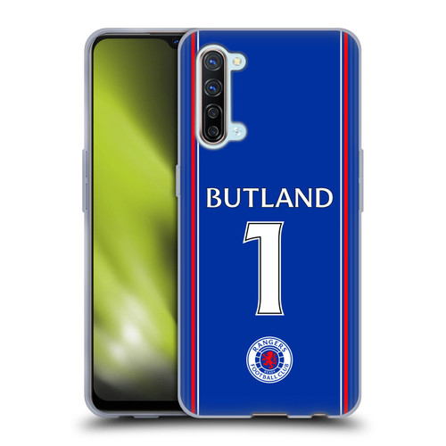 Rangers FC 2023/24 Players Home Kit Jack Butland Soft Gel Case for OPPO Find X2 Lite 5G