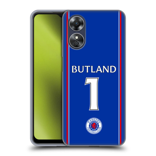 Rangers FC 2023/24 Players Home Kit Jack Butland Soft Gel Case for OPPO A17