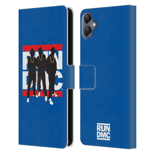 Run-D.M.C. Key Art Silhouette Leather Book Wallet Case Cover For Samsung Galaxy A05