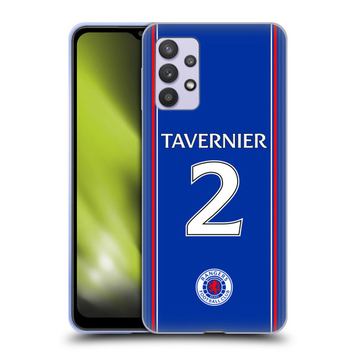 Rangers FC 2023/24 Players Home Kit James Tavernier Soft Gel Case for Samsung Galaxy A32 5G / M32 5G (2021)