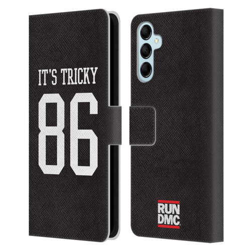 Run-D.M.C. Key Art It's Tricky Leather Book Wallet Case Cover For Samsung Galaxy M14 5G