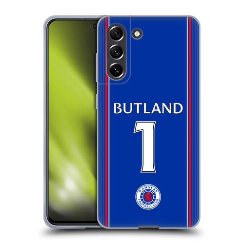 Rangers FC 2023/24 Players Home Kit Jack Butland Soft Gel Case for Samsung Galaxy S21 FE 5G