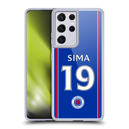 Rangers FC 2023/24 Players Home Kit Mohamed Diomande Soft Gel Case for Samsung Galaxy S21 Ultra 5G