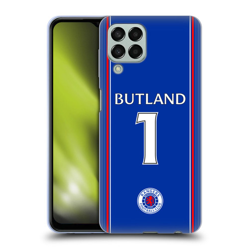 Rangers FC 2023/24 Players Home Kit Jack Butland Soft Gel Case for Samsung Galaxy M33 (2022)