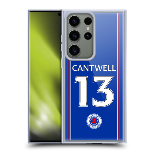 Rangers FC 2023/24 Players Home Kit Todd Cantwell Soft Gel Case for Samsung Galaxy S23 Ultra 5G