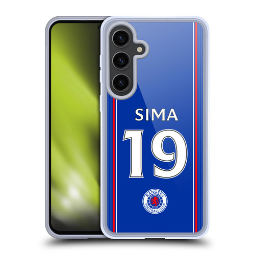 Rangers FC 2023/24 Players Home Kit Mohamed Diomande Soft Gel Case for Samsung Galaxy S24+ 5G