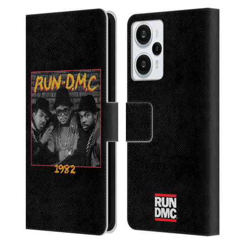 Run-D.M.C. Key Art Photo 1982 Leather Book Wallet Case Cover For Xiaomi Redmi Note 12T