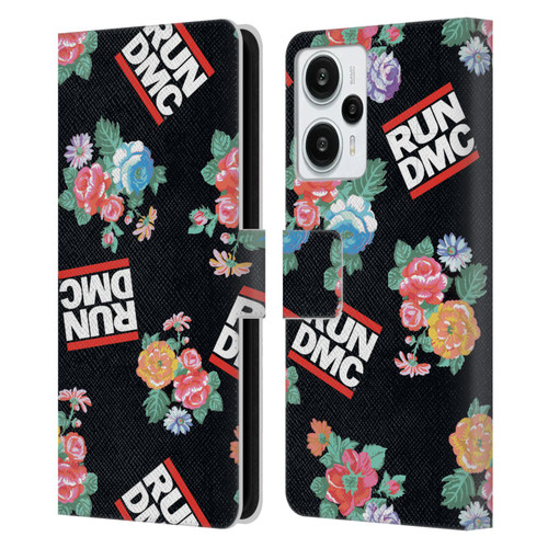 Run-D.M.C. Key Art Pattern Leather Book Wallet Case Cover For Xiaomi Redmi Note 12T