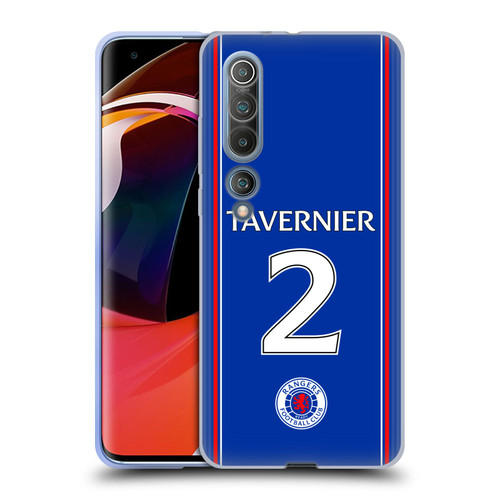Rangers FC 2023/24 Players Home Kit James Tavernier Soft Gel Case for Xiaomi Mi 10 5G / Mi 10 Pro 5G