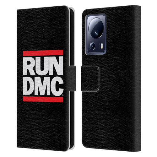 Run-D.M.C. Key Art Logo Leather Book Wallet Case Cover For Xiaomi 13 Lite 5G