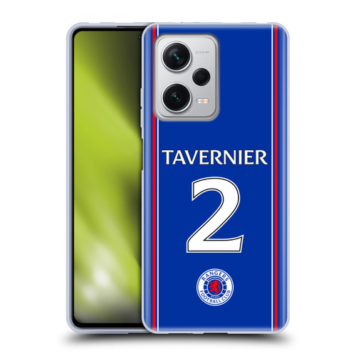 Rangers FC 2023/24 Players Home Kit James Tavernier Soft Gel Case for Xiaomi Redmi Note 12 Pro+ 5G