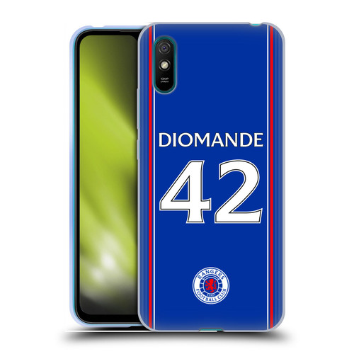 Rangers FC 2023/24 Players Home Kit Abdallah Sima Soft Gel Case for Xiaomi Redmi 9A / Redmi 9AT