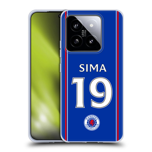 Rangers FC 2023/24 Players Home Kit Mohamed Diomande Soft Gel Case for Xiaomi 14