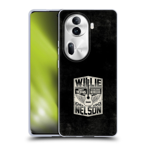 Willie Nelson Grunge Flying Guitar Soft Gel Case for OPPO Reno11 Pro