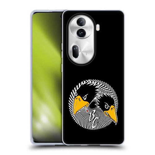 The Black Crowes Graphics Artwork Soft Gel Case for OPPO Reno11 Pro