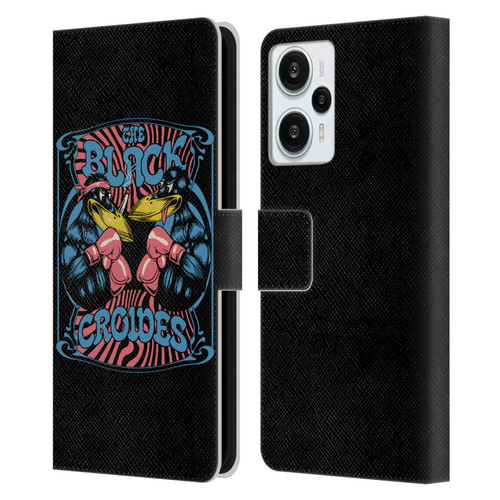 The Black Crowes Graphics Boxing Leather Book Wallet Case Cover For Xiaomi Redmi Note 12T