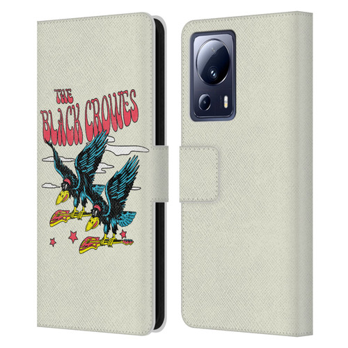 The Black Crowes Graphics Flying Guitars Leather Book Wallet Case Cover For Xiaomi 13 Lite 5G