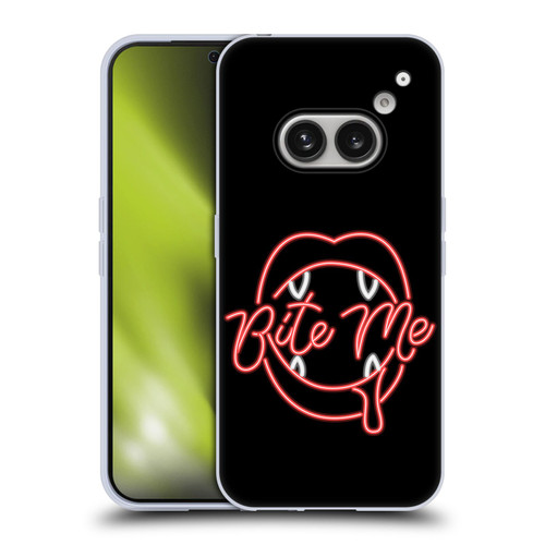 Bebe Rexha Key Art Neon Bite Me Soft Gel Case for Nothing Phone (2a)