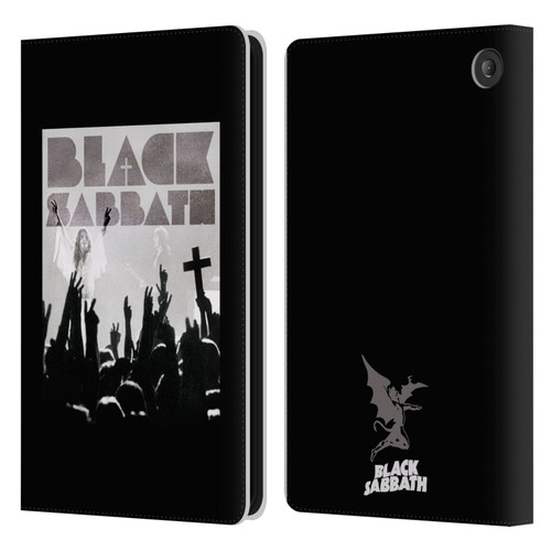 Black Sabbath Key Art Victory Leather Book Wallet Case Cover For Amazon Fire 7 2022