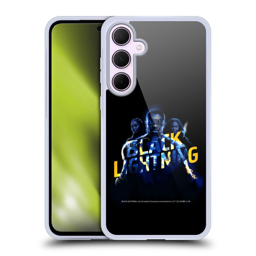 Black Lightning Key Art Group Soft Gel Case for Samsung Galaxy A35 5G
