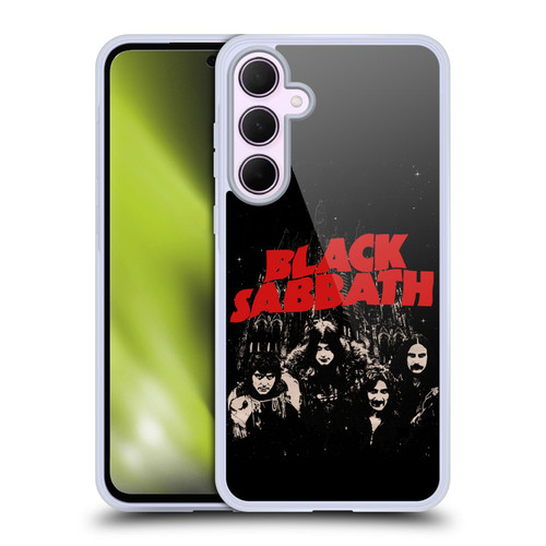 Black Sabbath Key Art Red Logo Soft Gel Case for Samsung Galaxy A35 5G