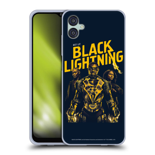 Black Lightning Key Art Get Lit Soft Gel Case for Samsung Galaxy M04 5G / A04e