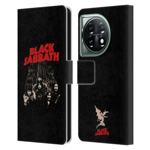 Black Sabbath Key Art Red Logo Leather Book Wallet Case Cover For OnePlus 11 5G