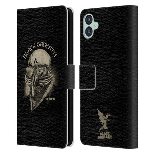 Black Sabbath Key Art US Tour 78 Leather Book Wallet Case Cover For Samsung Galaxy M04 5G / A04e