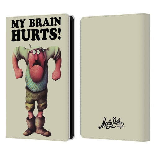 Monty Python Key Art My Brain Hurts Leather Book Wallet Case Cover For Amazon Kindle Paperwhite 5 (2021)