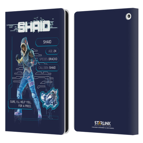 Starlink Battle for Atlas Character Art Shaid 2 Leather Book Wallet Case Cover For Amazon Fire HD 8/Fire HD 8 Plus 2020