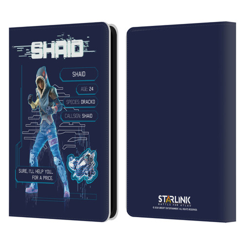 Starlink Battle for Atlas Character Art Shaid 2 Leather Book Wallet Case Cover For Amazon Kindle 11th Gen 6in 2022