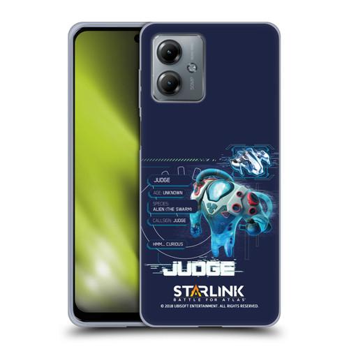 Starlink Battle for Atlas Character Art Judge 2 Soft Gel Case for Motorola Moto G14