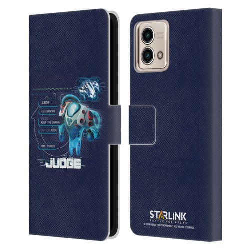 Starlink Battle for Atlas Character Art Judge 2 Leather Book Wallet Case Cover For Motorola Moto G Stylus 5G 2023