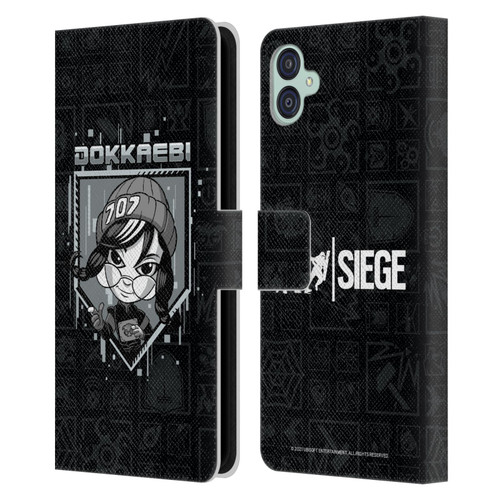 Tom Clancy's Rainbow Six Siege Chibi Operators Dokkaebi Leather Book Wallet Case Cover For Samsung Galaxy M04 5G / A04e